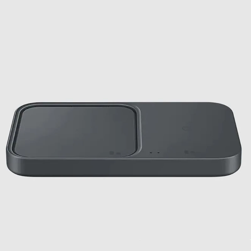 شارژر بیسیم فست 15 وات سامسونگ مدل EP-P5400TBEGGB به همراه کابل تبدیل USB-C، دارای سیستم خنککننده، قابلیت شارژ ایمن، چراغ LED