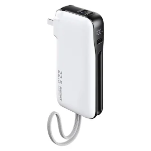 پاوربانک ریمکس مدل RPP-36-20W+22.5W-iPh Cabled ظرفیت 10000 میلی آمپرساعت