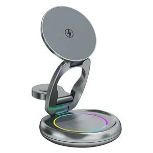 شارژر رومیزی 15وات مدل LFX-208 3in1 Wireless charger