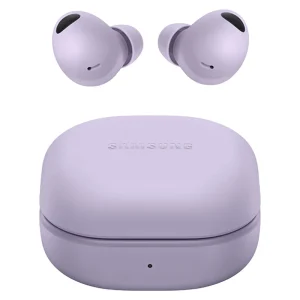 هدفون بلوتوثی سامسونگ مدل Galaxy Buds2 Pro با نویز کنسلینگ فعال (ANC)، درگاه شارژ USB Type-C، دارای میکروفون سه‌گانه، مقاوم در برابر رطوبت و عرق، مجهز به سنسور شتاب‌سنج و مقاومت در برابر آب IPX7